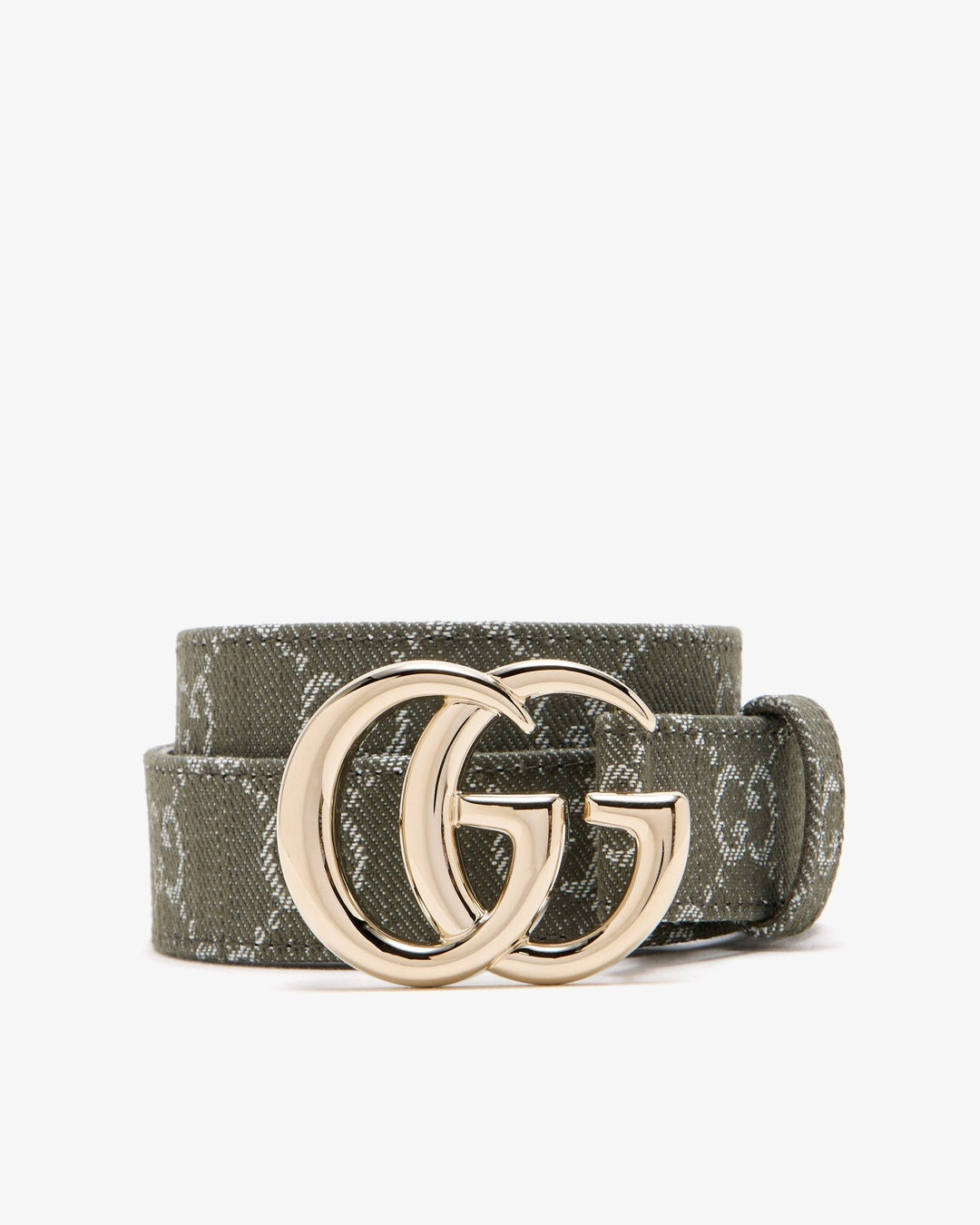 GG Marmont Green Denim Belt Gucci оригінал – Купити в Україні – боковий вид