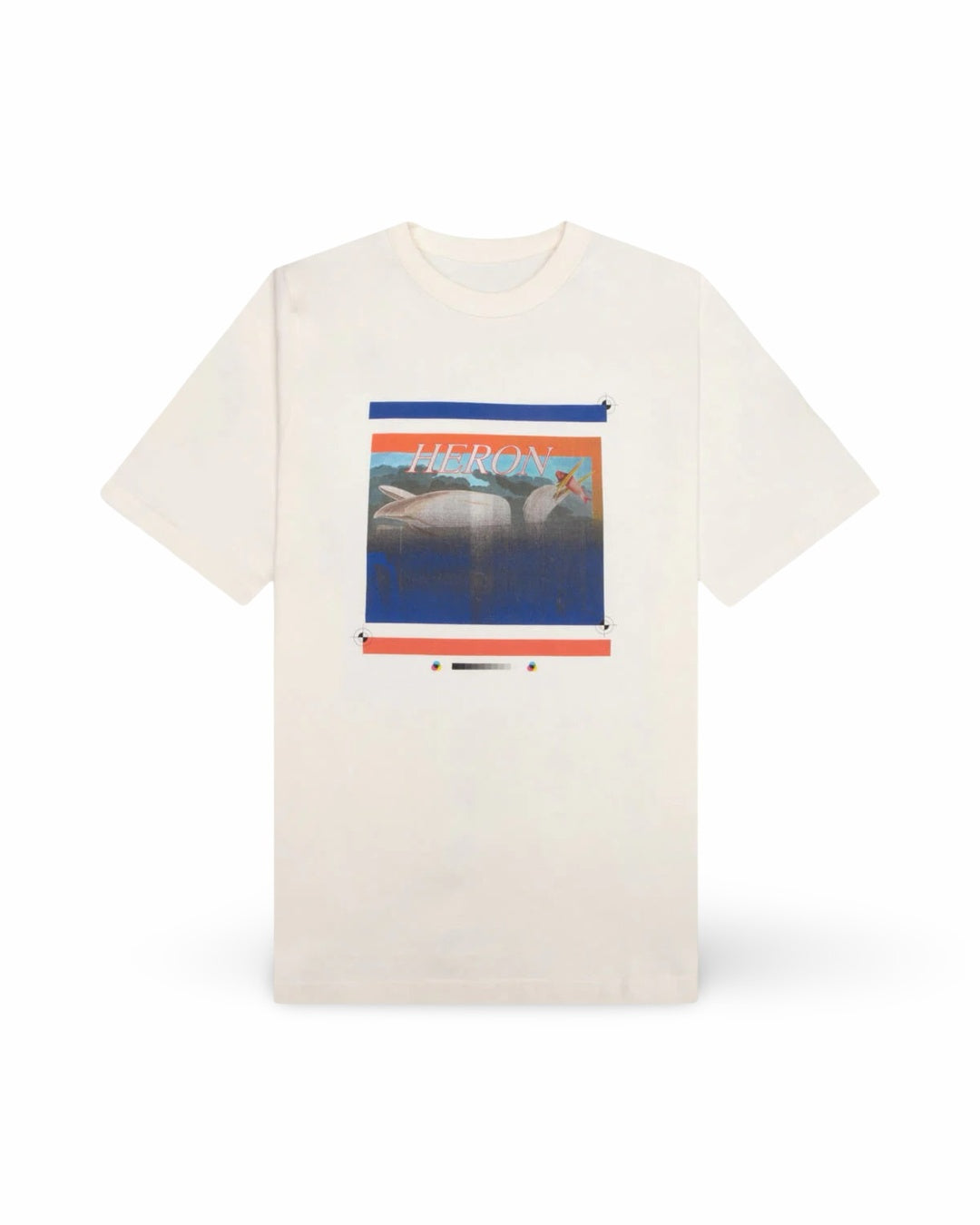 Misprinted Heron White T-Shirt Heron preston оригінал – Купити в Україні – боковий вид