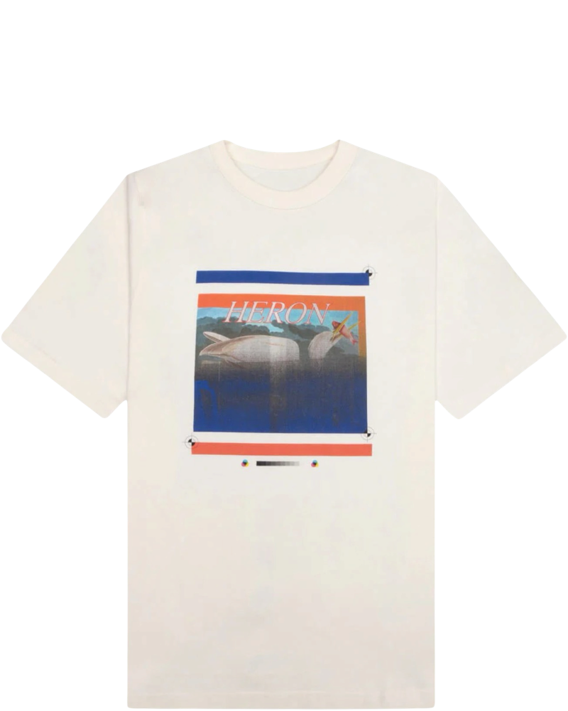 Misprinted Heron White T-Shirt Heron preston оригінал – Купити в Україні