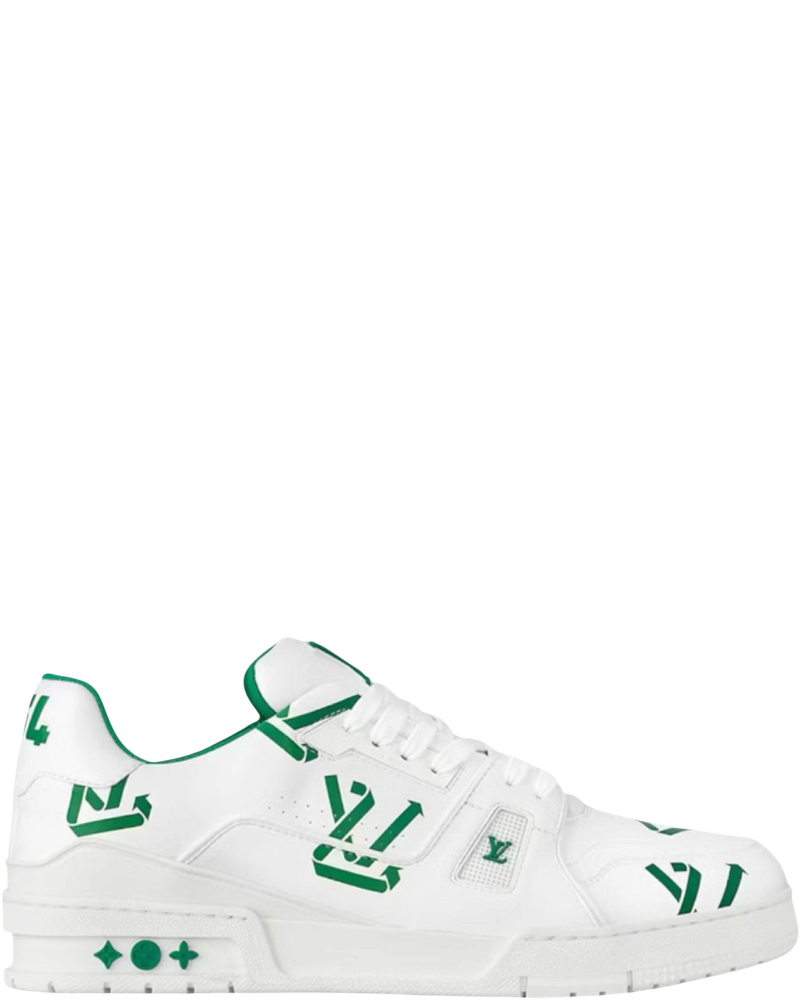 LV Trainer White Green Sneakers Louis vuitton оригінал – Купити в Україні