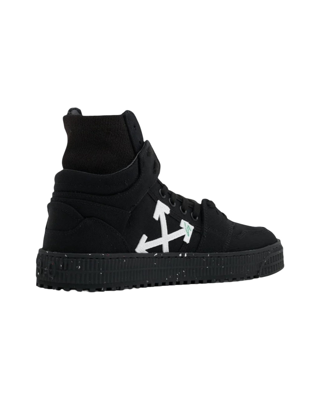 3.0 Off Court High Black Canvas Sneakers, Off-White, photo 2