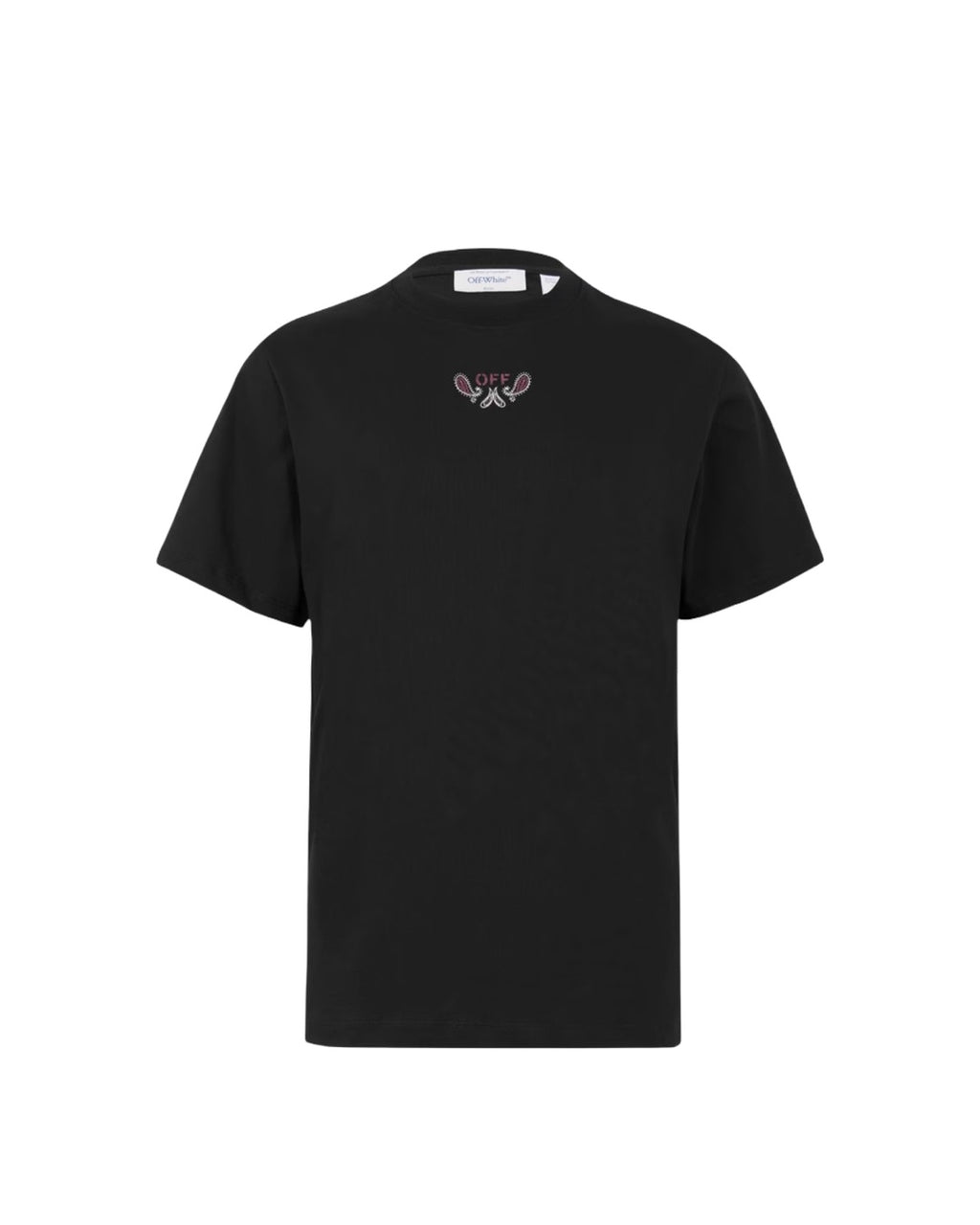Bandana Arrow Slim Black T-Shirt, Off-White, photo 1