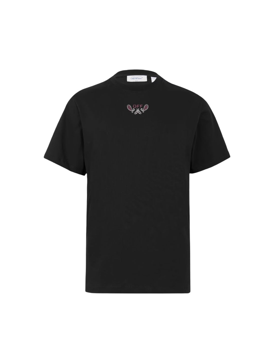 Bandana Arrow Slim Black T-Shirt Off-white оригінал – Купити в Україні – боковий вид