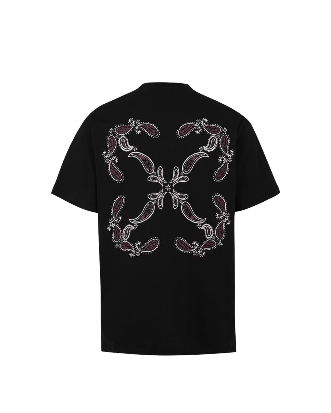 Bandana Arrow Slim Black T-Shirt Off-white оригінал – Купити в Україні – вид ззаду