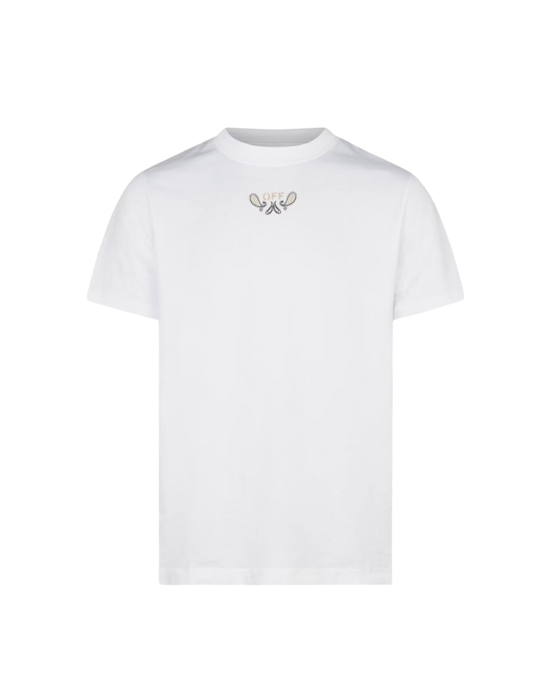 Bandana Arrow Slim White T-Shirt Off-white оригінал – Купити в Україні – боковий вид