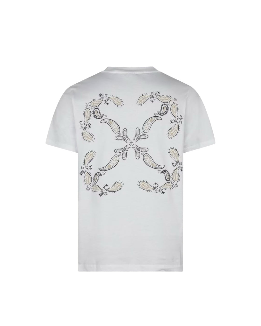 Bandana Arrow Slim White T-Shirt Off-white оригінал – Купити в Україні – вид ззаду
