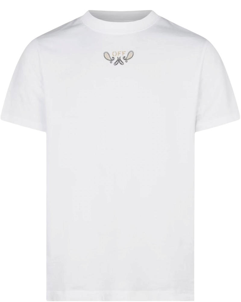 Bandana Arrow Slim White T-Shirt Off-white оригінал – Купити в Україні
