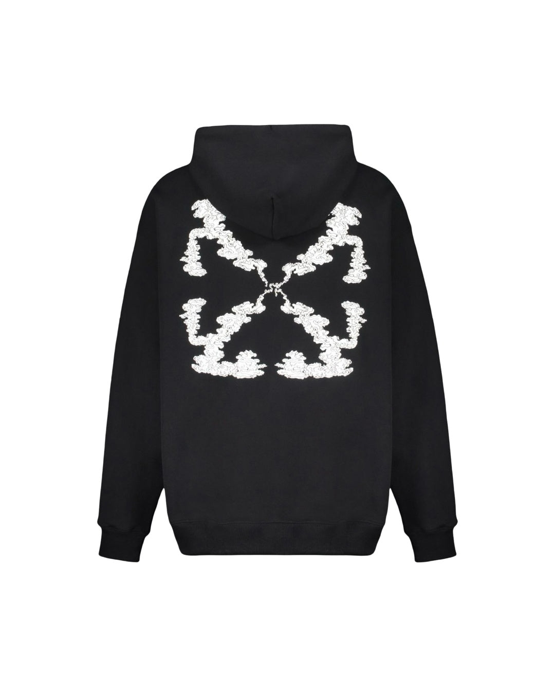 Cloud Arrow Black Hoodie Off-white оригінал – Купити в Україні – вид ззаду