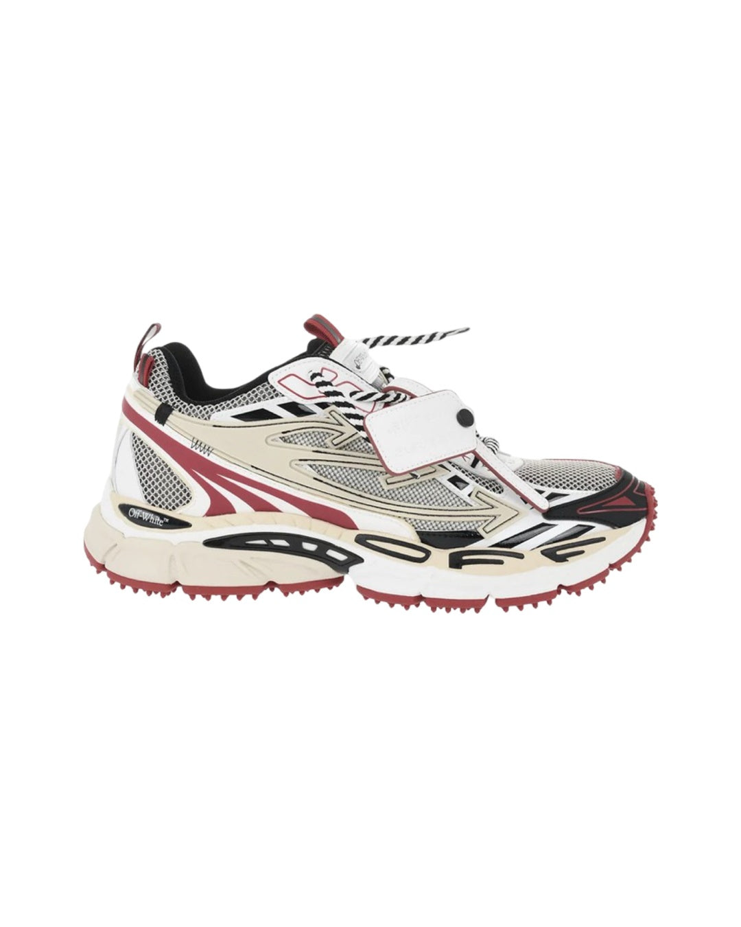 Be Right Back Sand Red Sneakers Off-white оригінал – Купити в Україні – боковий вид