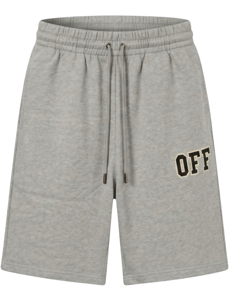 Varsity Logo Grey Sweatshorts Off-white оригінал – Купити в Україні