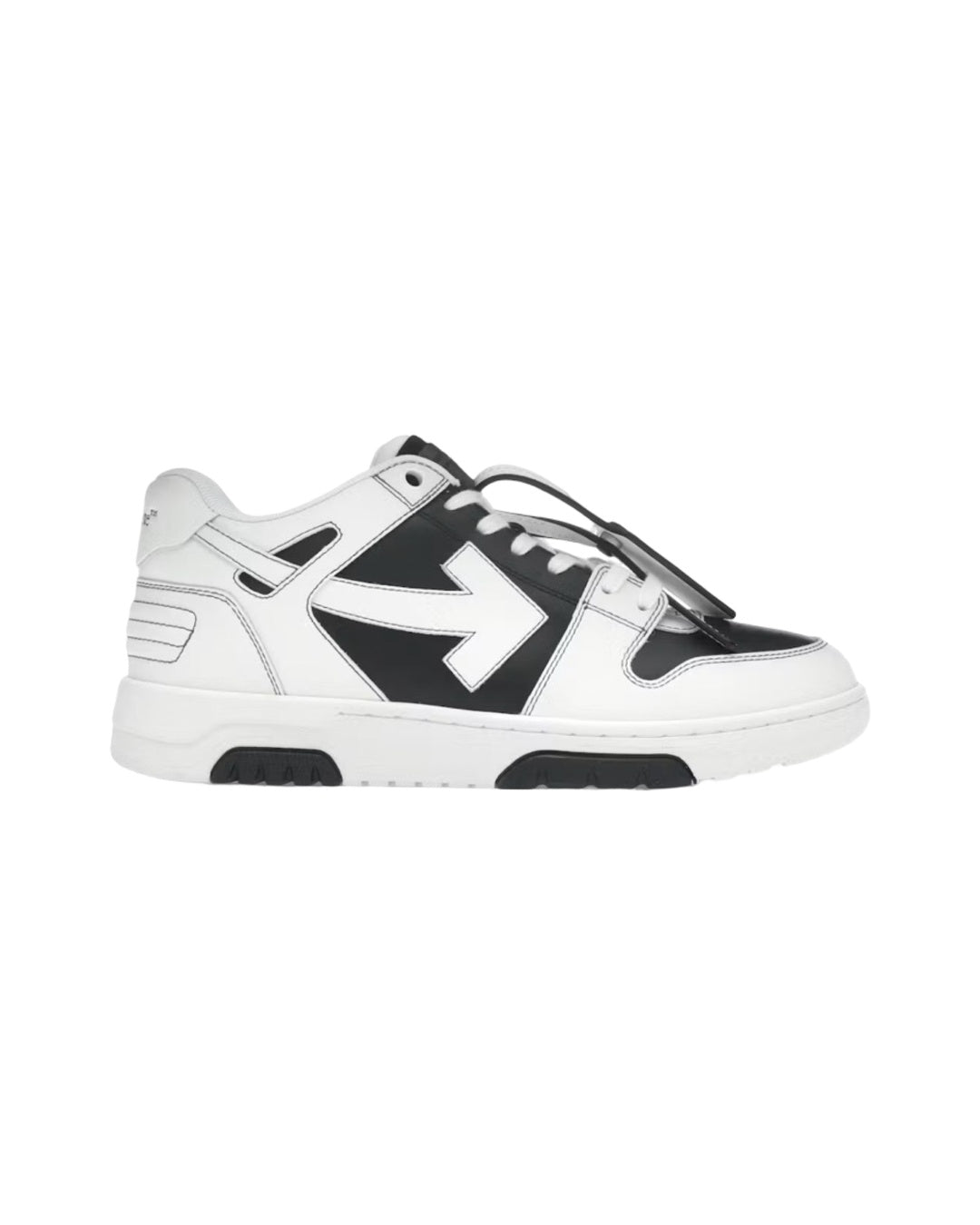 Out Of Office White Black Sneakers Off-white оригінал – Купити в Україні – боковий вид