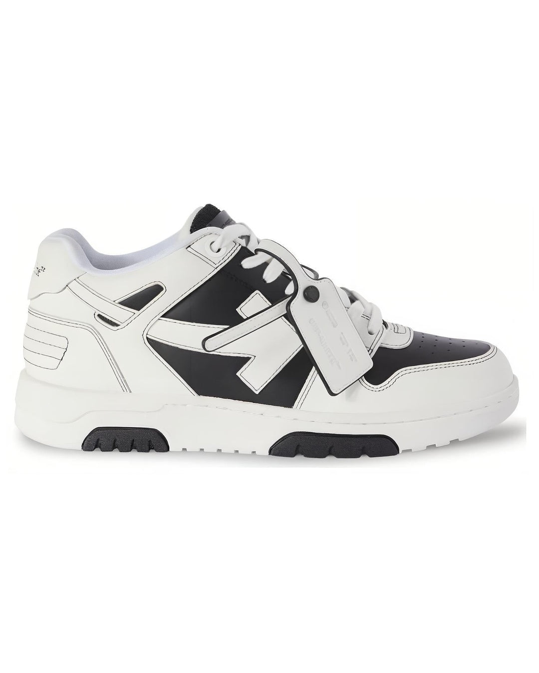 Out Of Office White Black Sneakers Off-white оригінал – Купити в Україні – вид ззаду