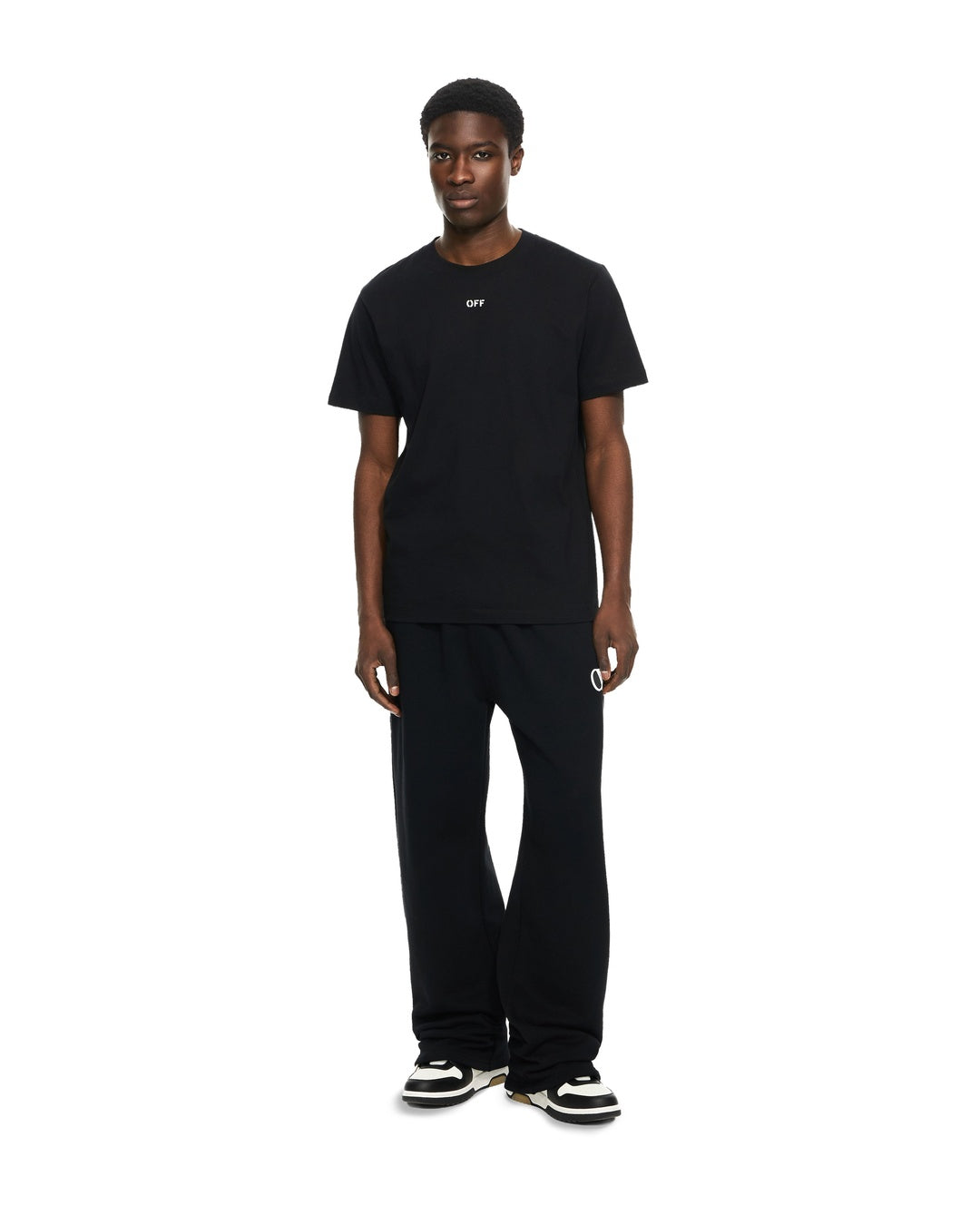Stitch Arrow Slim Black T-Shirt Off-white оригінал – Купити в Україні – детальний вид