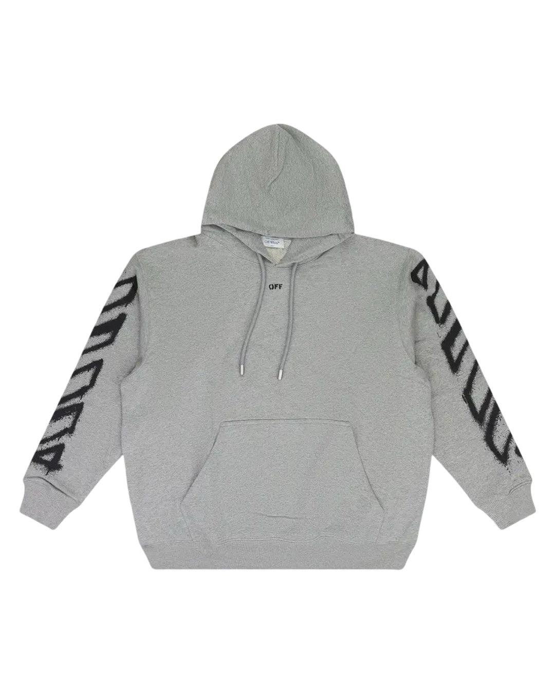 Spray Can Arrow Grey Hoodie Off-white оригінал – Купити в Україні – боковий вид