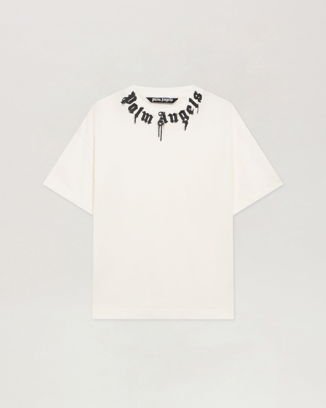 Curved Logo Off White T-Shirt Palm angels оригінал – Купити в Україні – боковий вид