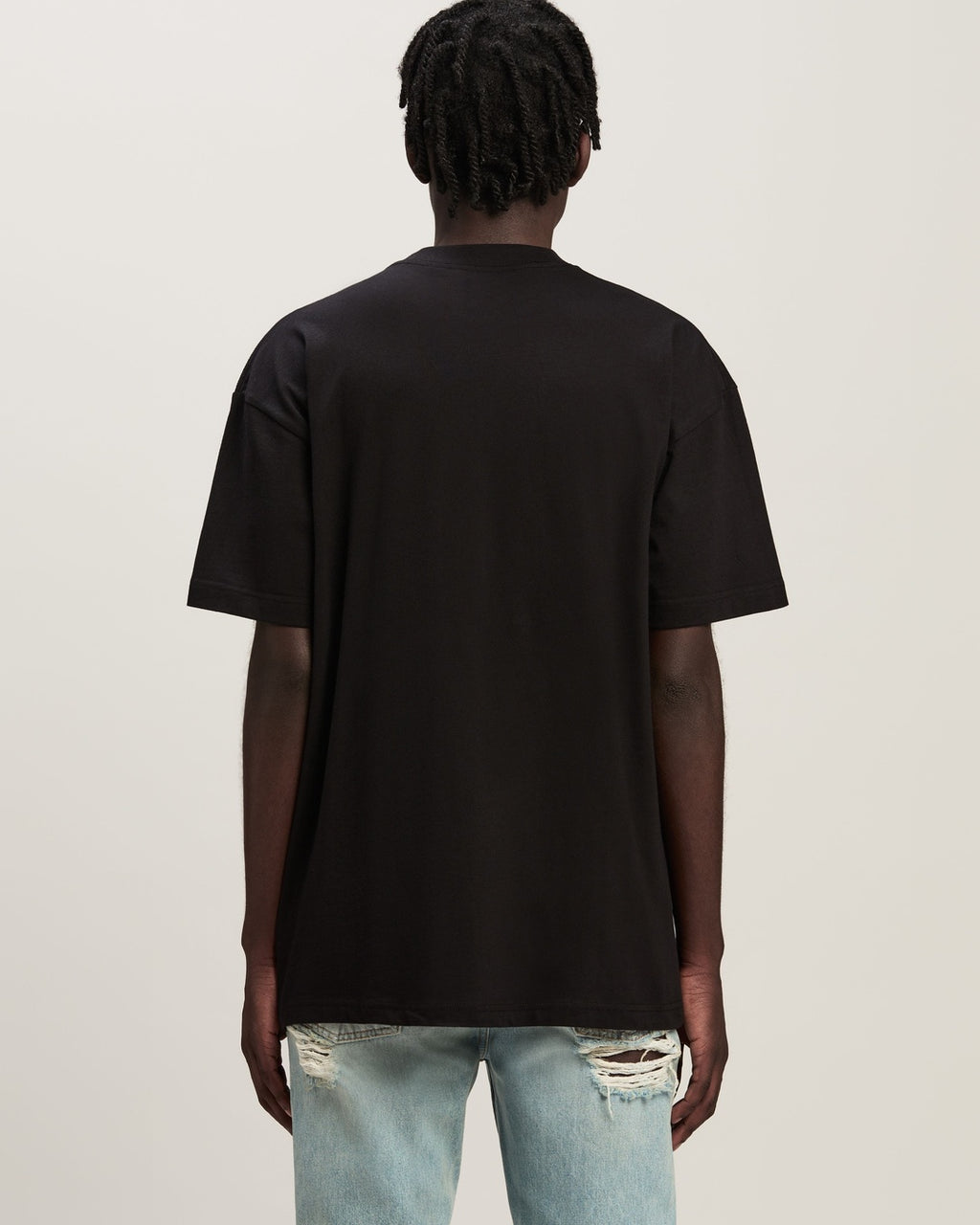 Milan Monogram Spray Black T-Shirt, Palm Angels, photo 3