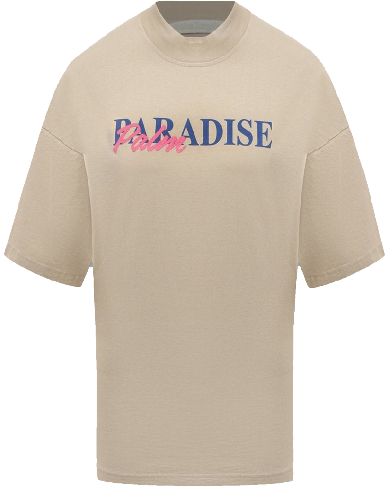 Palm Paradise Beige T-Shirt Palm angels оригінал – Купити в Україні