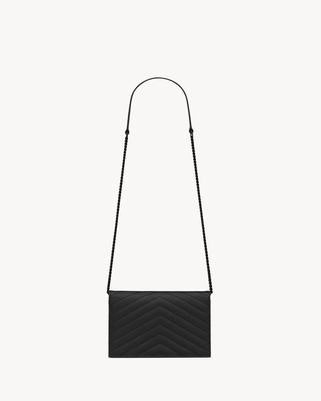 Cassandre Envelope Black Chain Wallet, Saint Laurent, photo 3