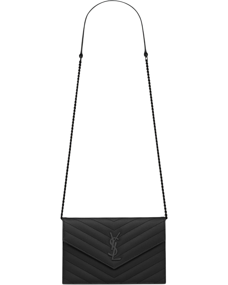 Cassandre Envelope Black Chain Wallet Saint laurent оригінал – Купити в Україні