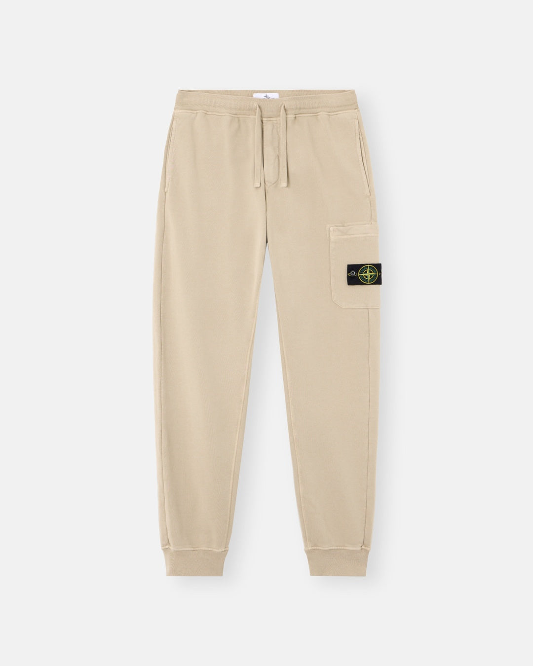 Fleece Cargo Beige Sweatpants Stone island оригінал – Купити в Україні – боковий вид