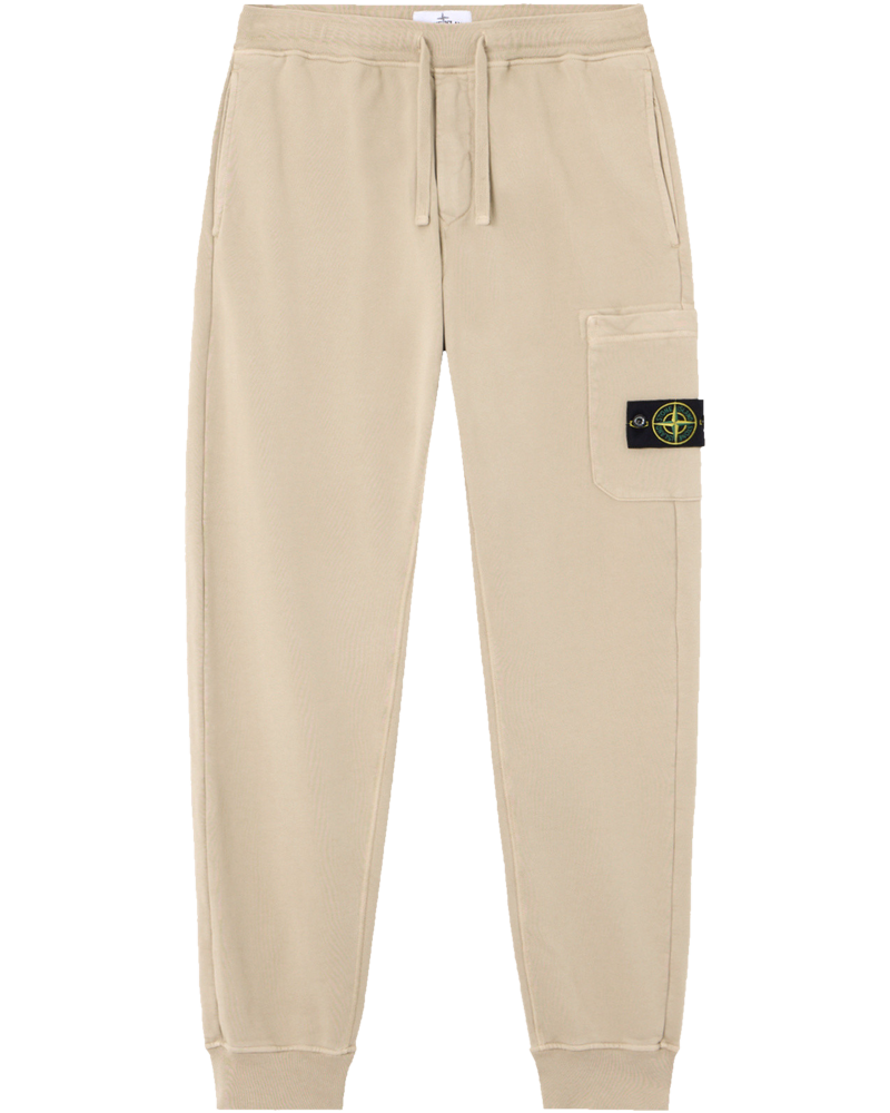 Fleece Cargo Beige Sweatpants Stone island оригінал – Купити в Україні