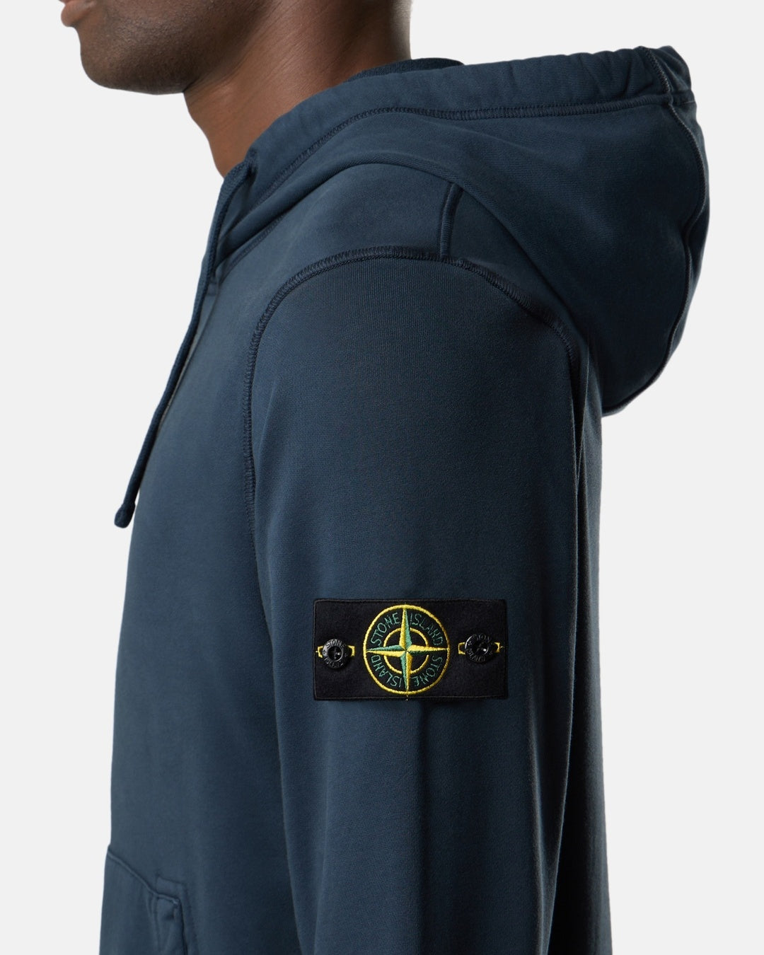 Pouch Pocket Navy Hoodie Stone island оригінал – Купити в Україні – детальний вид