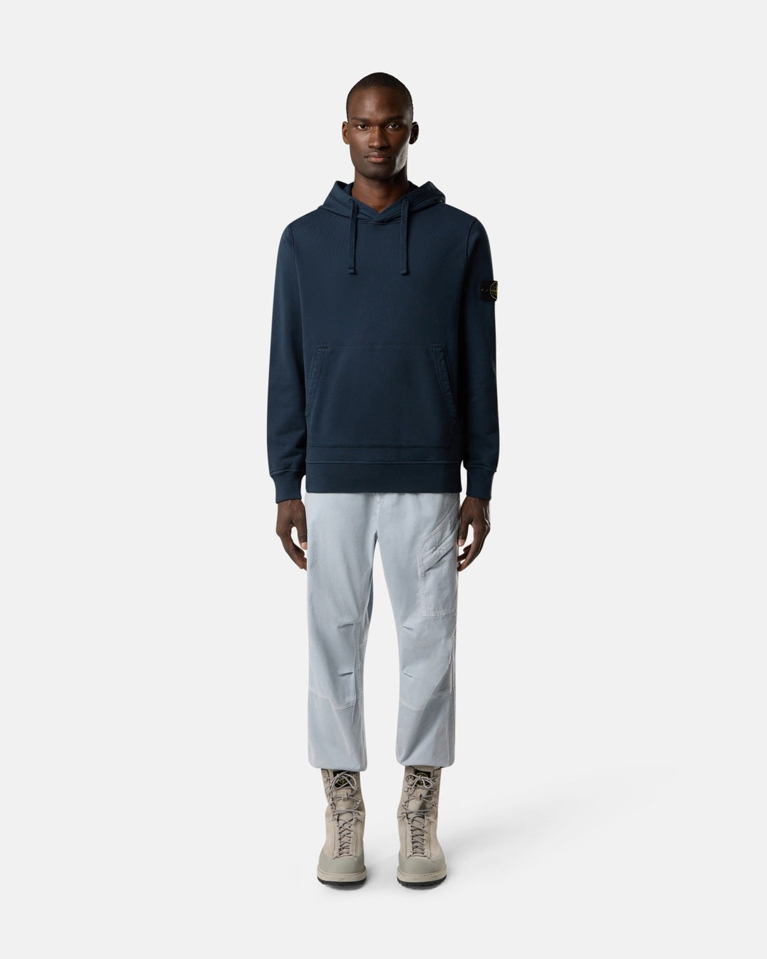 Pouch Pocket Navy Hoodie Stone island оригінал – Купити в Україні – додатковий вид 5