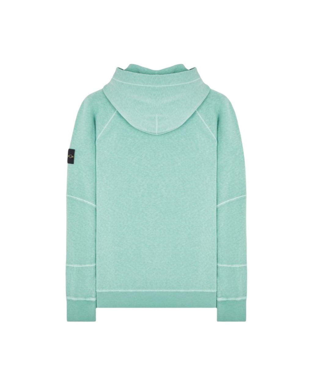 Old Effect Aqua Hooded Sweatshirt, Stone Island, photo 2