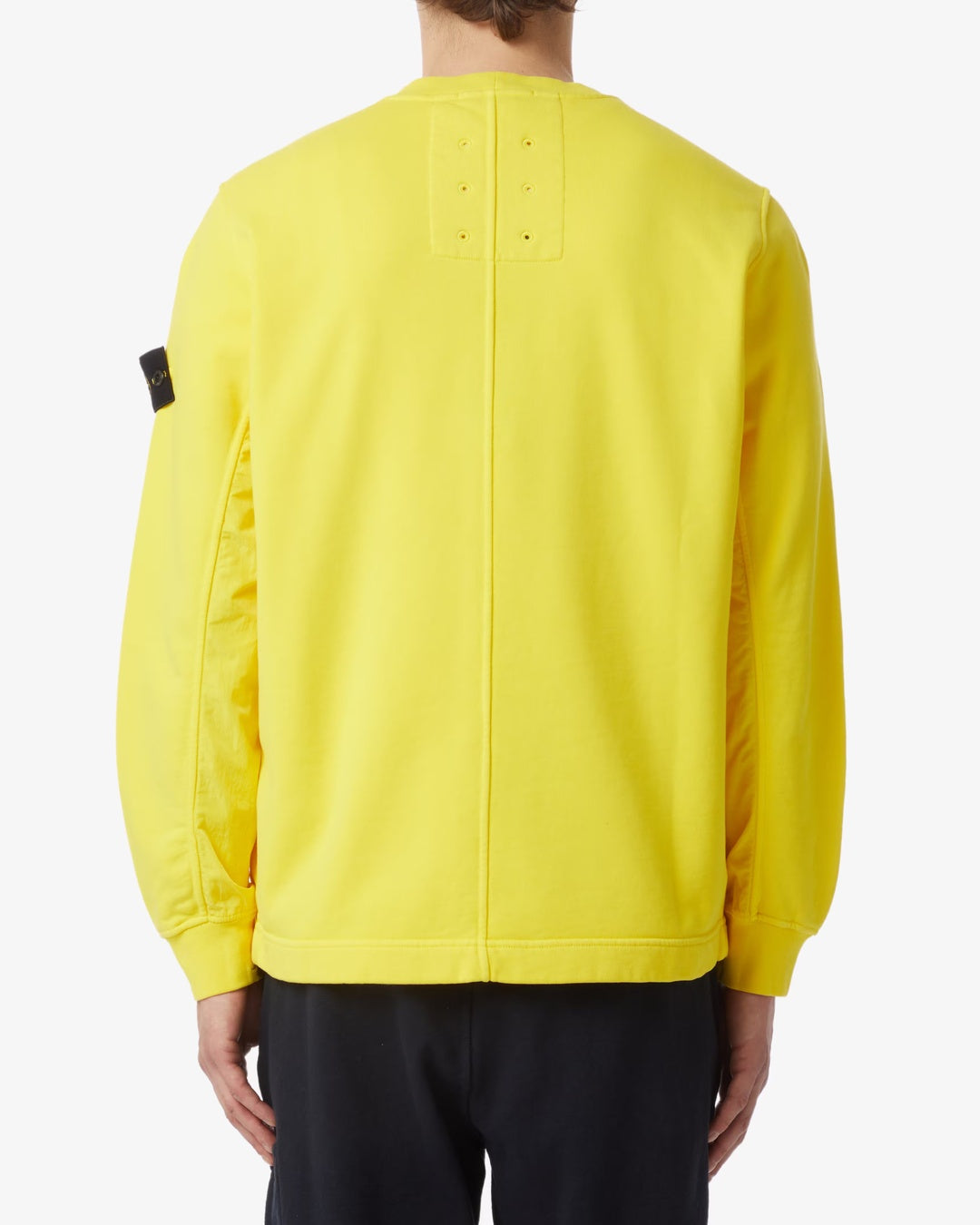 Nylon Pocket Lemon Yellow Sweatshirt Stone island оригінал – Купити в Україні – вид ззаду