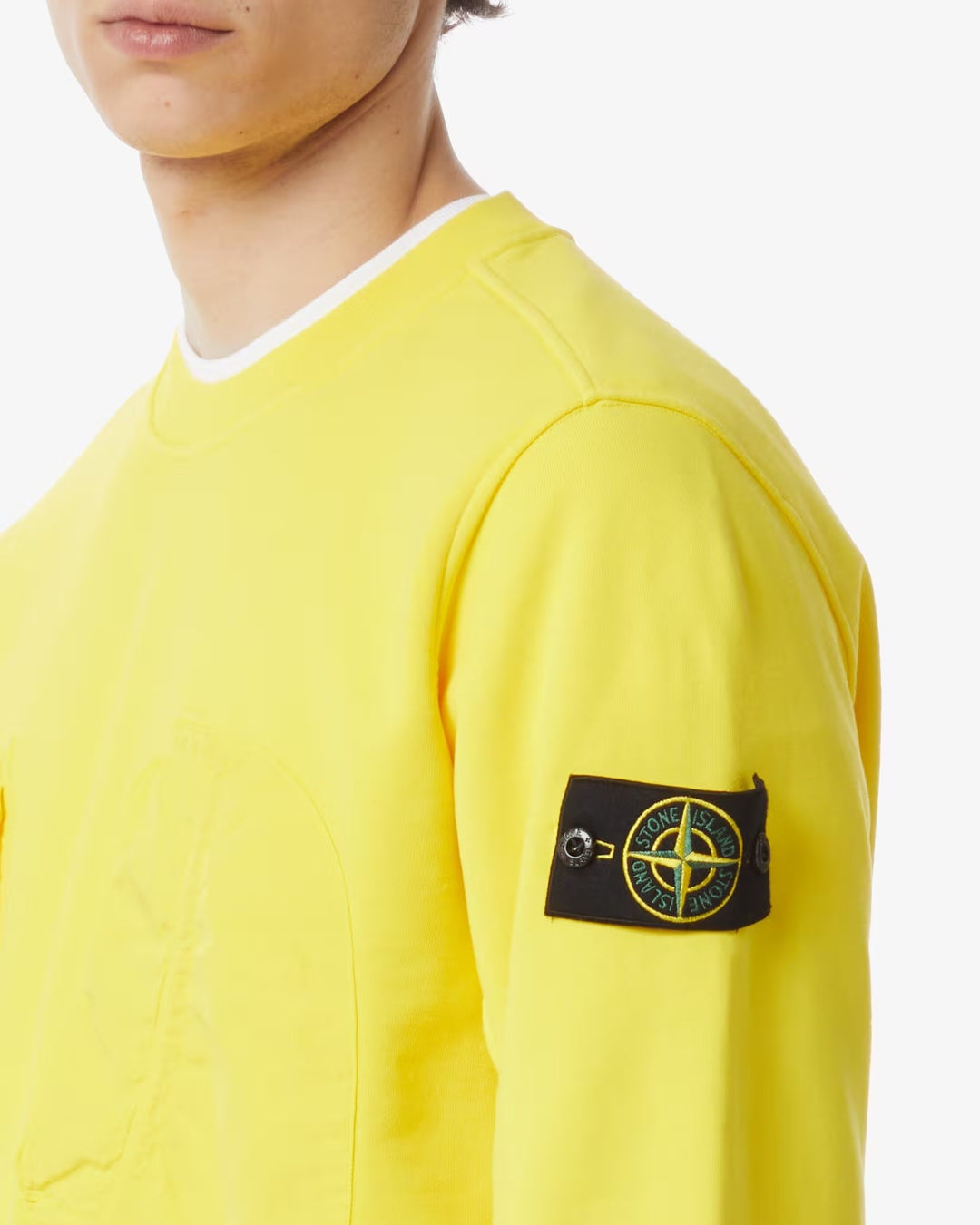 Nylon Pocket Lemon Yellow Sweatshirt Stone island оригінал – Купити в Україні – збільшений вид