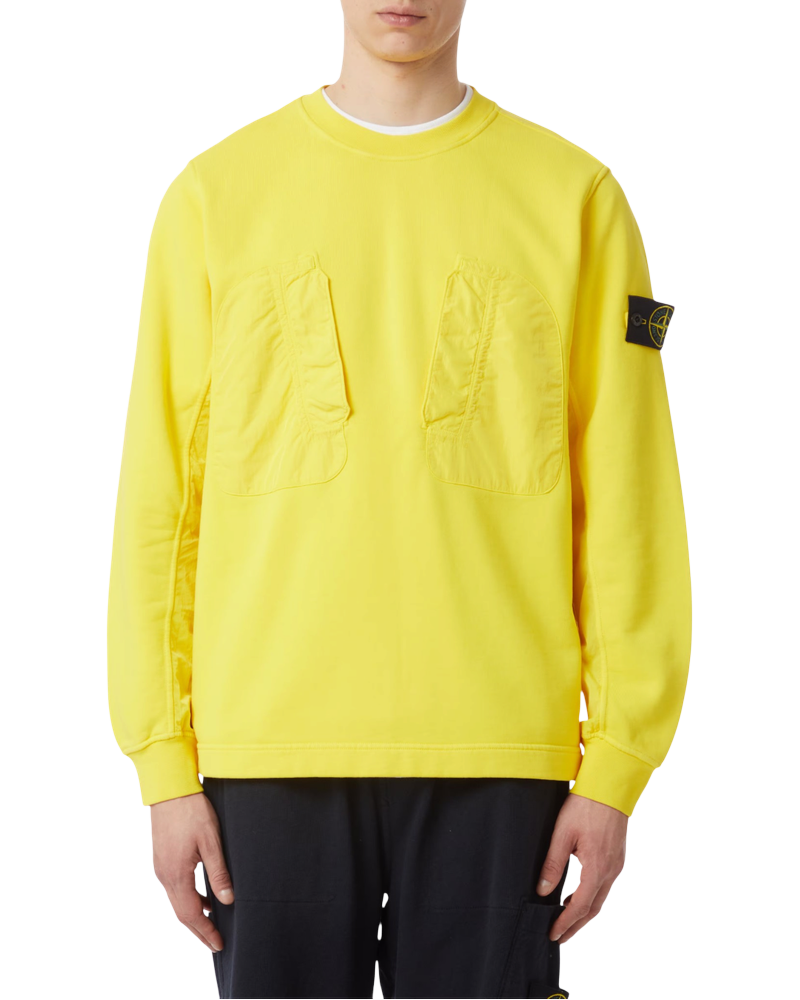 Nylon Pocket Lemon Yellow Sweatshirt Stone island оригінал – Купити в Україні