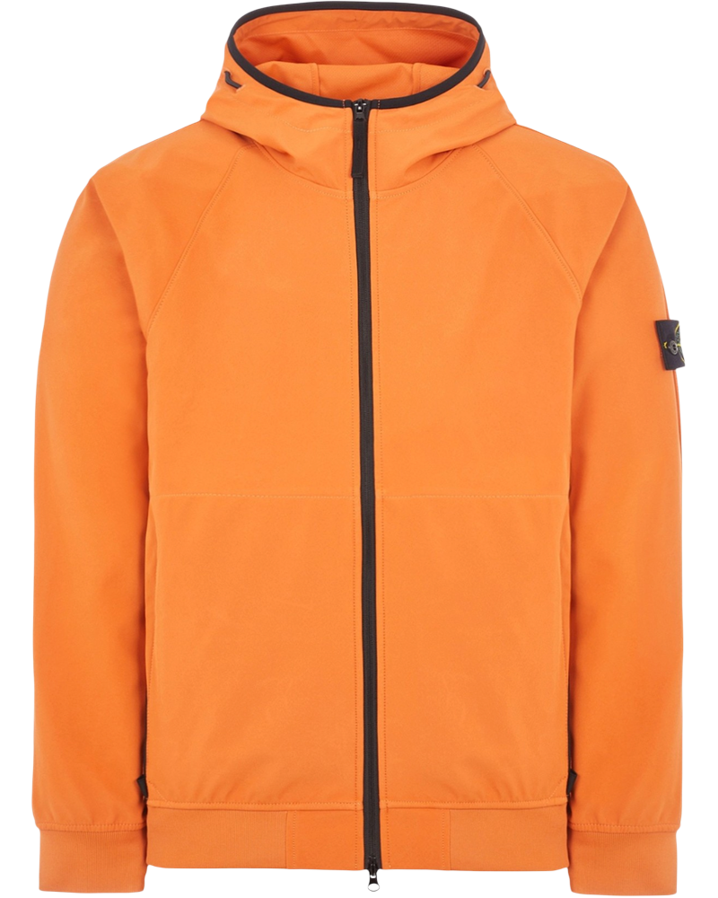 Light Soft Shell-R Orange Hooded Jacket Stone island оригінал – Купити в Україні