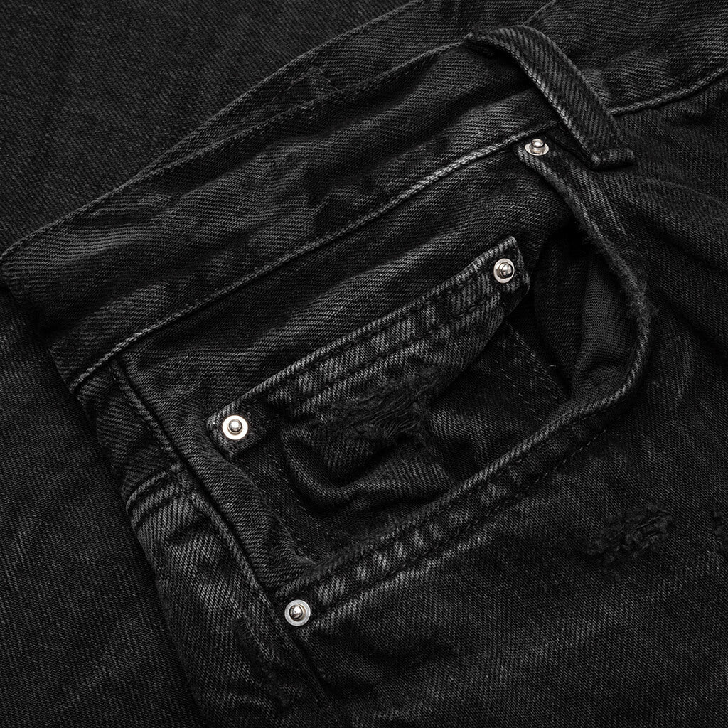 Varsity Eagle Logo Straight Jean Amiri – Гарантія оригінальності – детальний вид