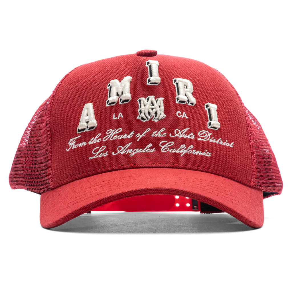 Varsity Trucker Hat Amiri оригінал – Купити в Україні – боковий вид