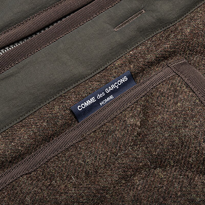 Wool Herringbone Quilted Vest Comme des garcons – Гарантія оригінальності – збільшений вид