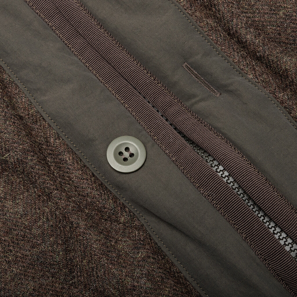 Wool Herringbone Quilted Vest Comme des garcons – Гарантія оригінальності – детальний вид