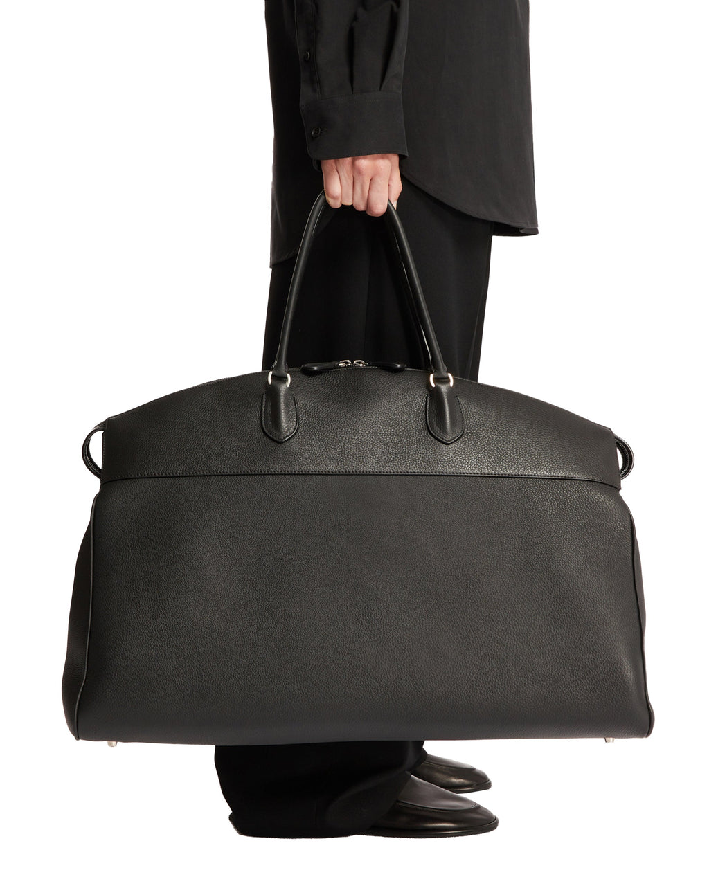 Black Large George Duffle Bag The row – Гарантія оригінальності – детальний вид