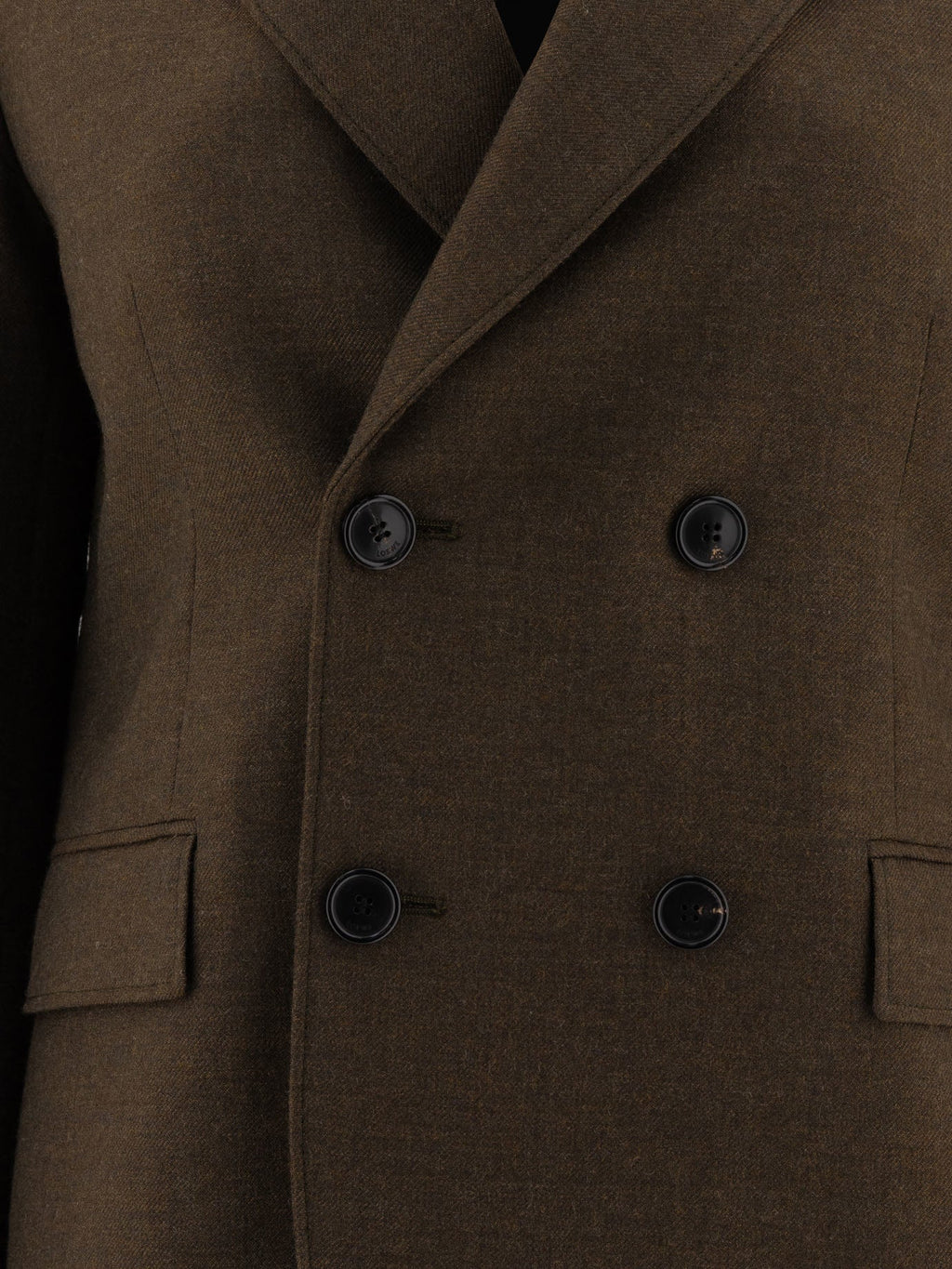 Double Breasted Wool Blazer LOEWE – Гарантія оригінальності – детальний вид