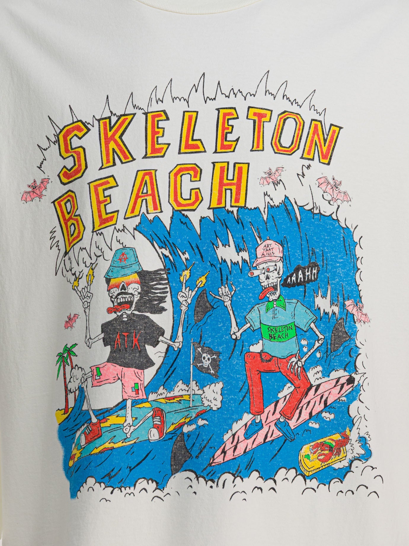 Skeleton Beach Surf T Shirt GALLERY DEPARTMENT – Гарантія оригінальності – детальний вид