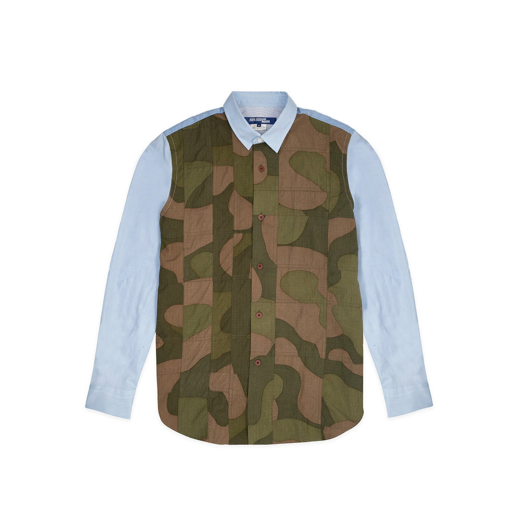 Mens Button Up Shirt Comme des garcons оригінал – Купити в Україні – боковий вид