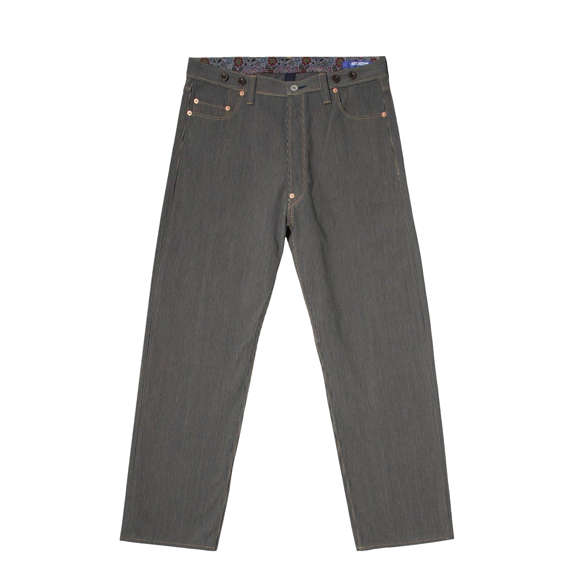 Cdg Junya Mens Pants Indigo Comme des garcons – Гарантія оригінальності – боковий вид