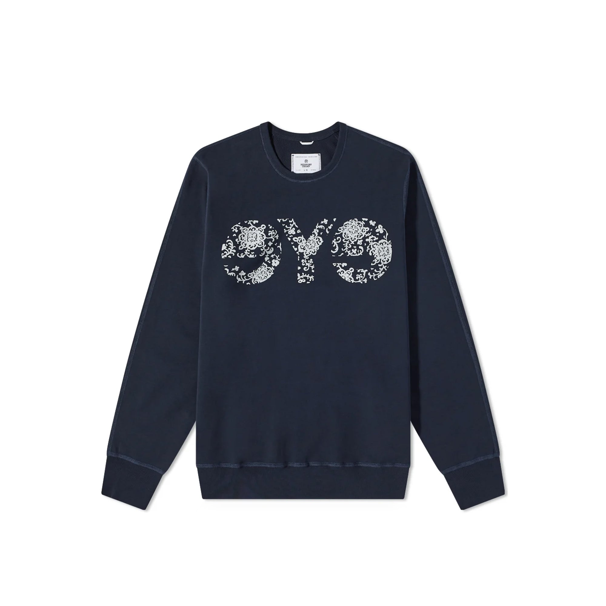 Оригінальна Junya Watanabe Man X Eye Logo Crew Sweatshirt Comme des garcons – боковий вид
