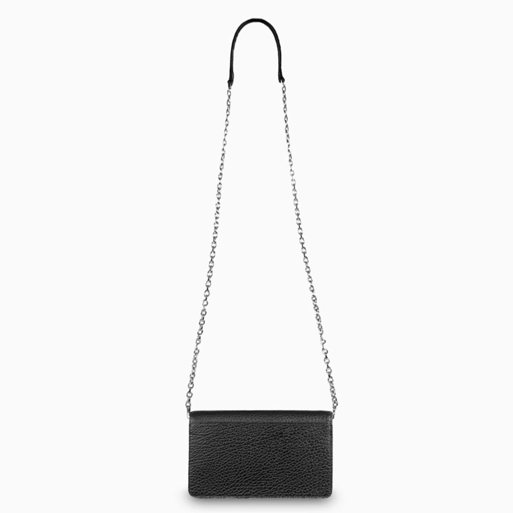 Оригінальна Leather Wallet On Chain Medium Maison margiela – вид ззаду