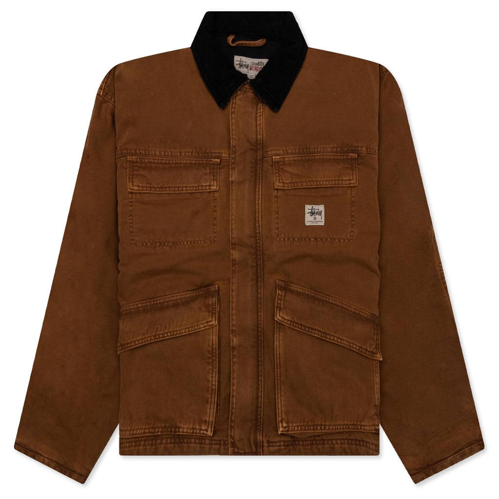 Washed Canvas Shop Jacket Stussy оригінал – Купити в Україні – боковий вид