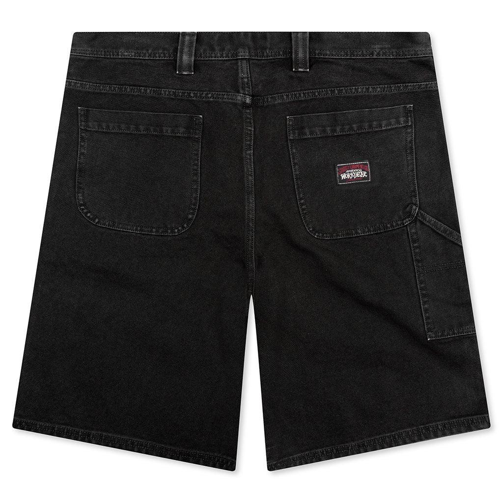 Washed Canvas Work Short Stussy оригінал – Купити в Україні – вид ззаду