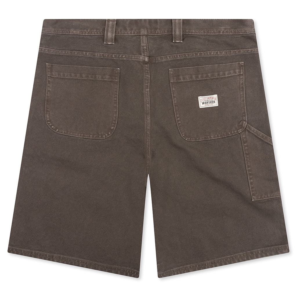 Washed Canvas Work Short Stussy оригінал – Купити в Україні – вид ззаду