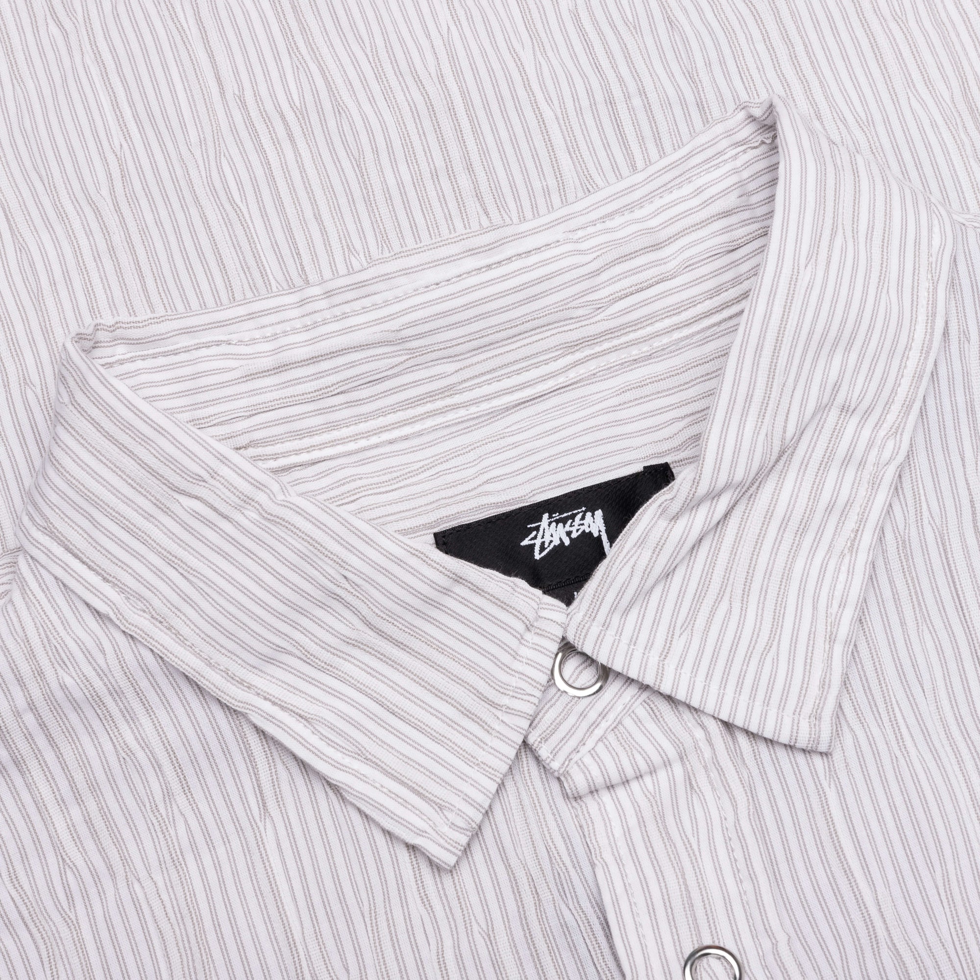Wavy Striped Shirt Stussy – Гарантія оригінальності – детальний вид