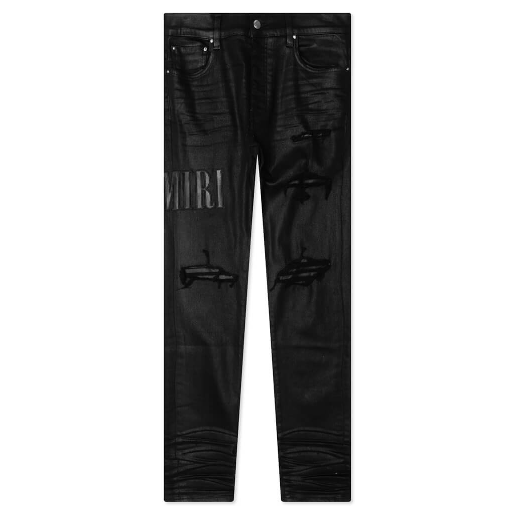 Оригінальна Wax Logo Jean Amiri – боковий вид