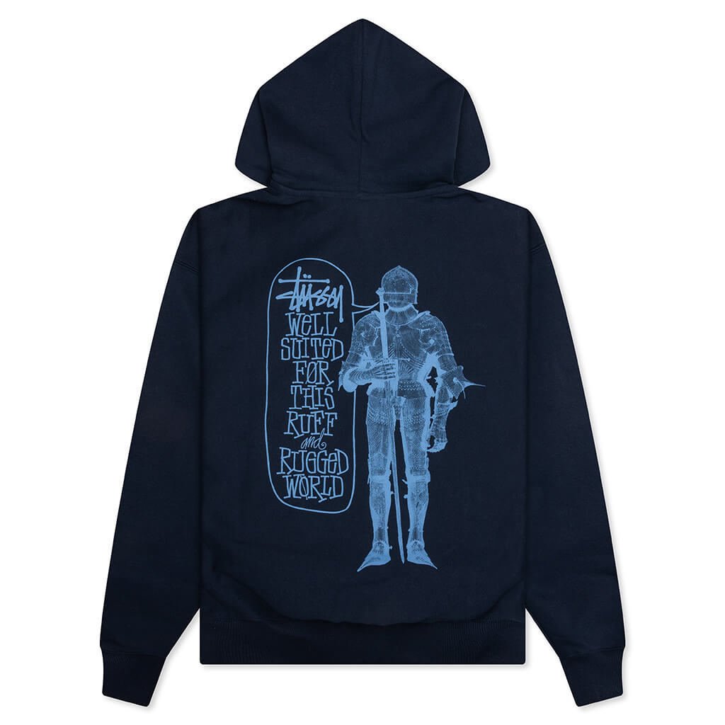 Well Suited Zip Hoodie Stussy – Гарантія оригінальності – вид ззаду