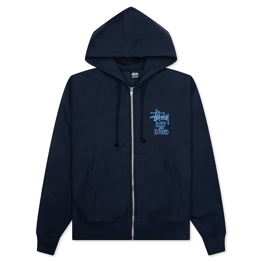 Well Suited Zip Hoodie Stussy – Гарантія оригінальності – боковий вид